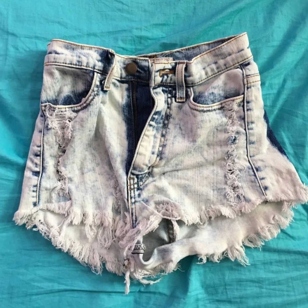 Denim shorts
